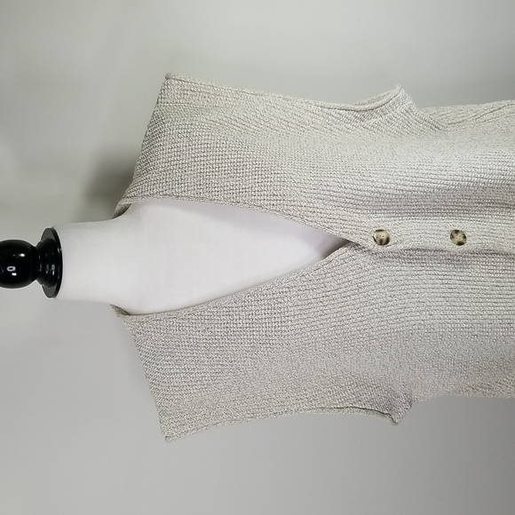 Vintage Rivers End Trading Co Women's 100% Cotton Sleeveless Cardigan Size XL - Picture 3 of 7